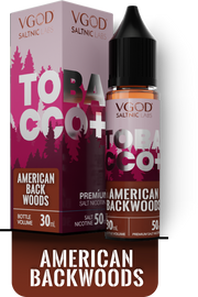 VGOD Tobacco Plus American Backwoods SaltNic 30mL