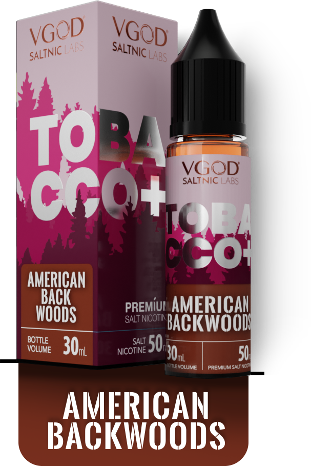 VGOD Tobacco Plus American Backwoods SaltNic 30mL