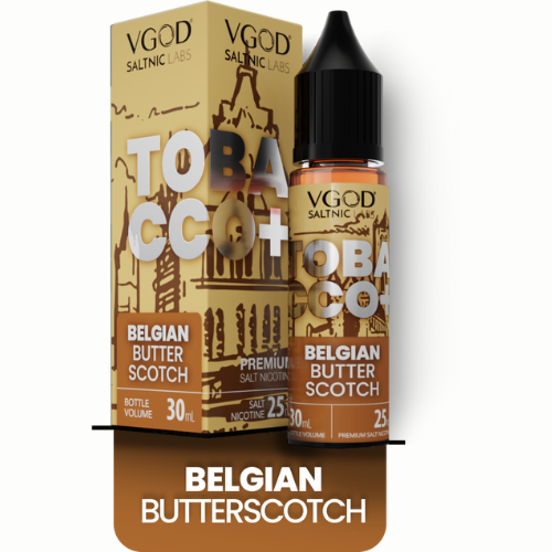 VGOD Tobacco Plus Belgian Butterscotch SaltNic 30mL