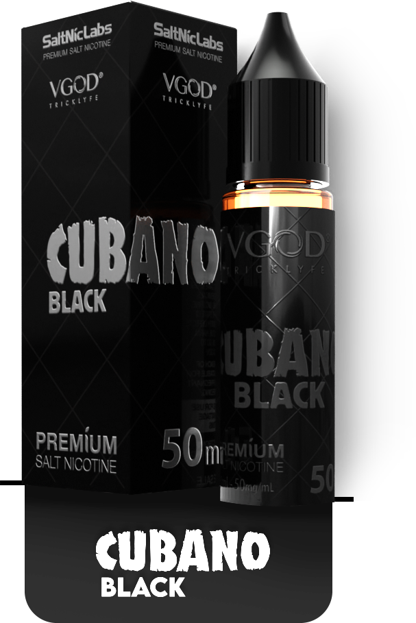 VGOD Cubano Black SaltNic 30mL