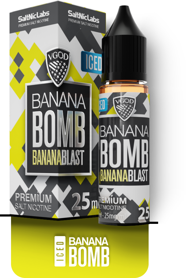 VGOD Iced Banana Bomb SaltNic 30mL