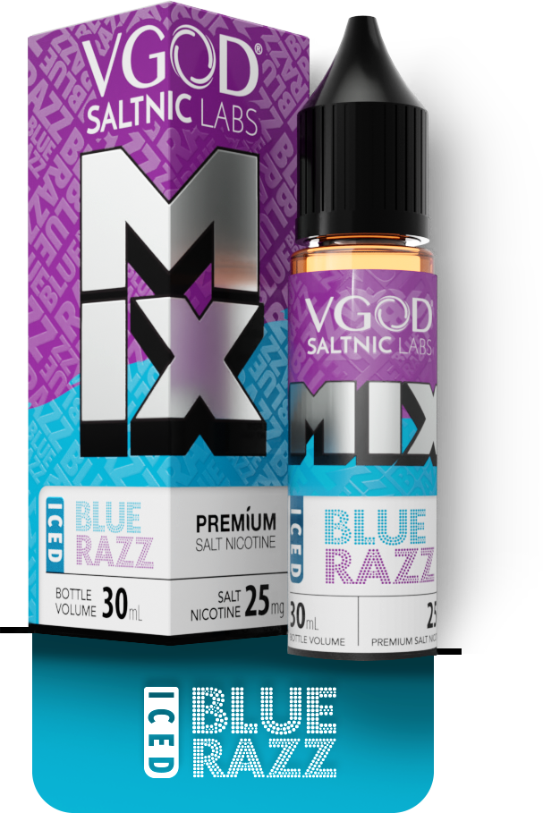 VGOD MIX Iced Blue Razz SaltNic 30mL