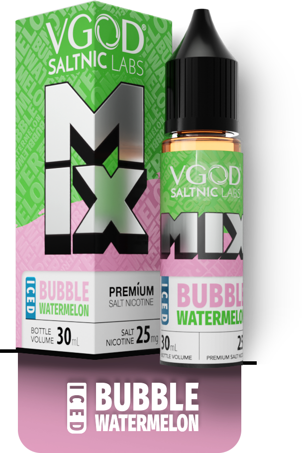 VGOD MIX Iced Bubble Watermelon SaltNic 30mL