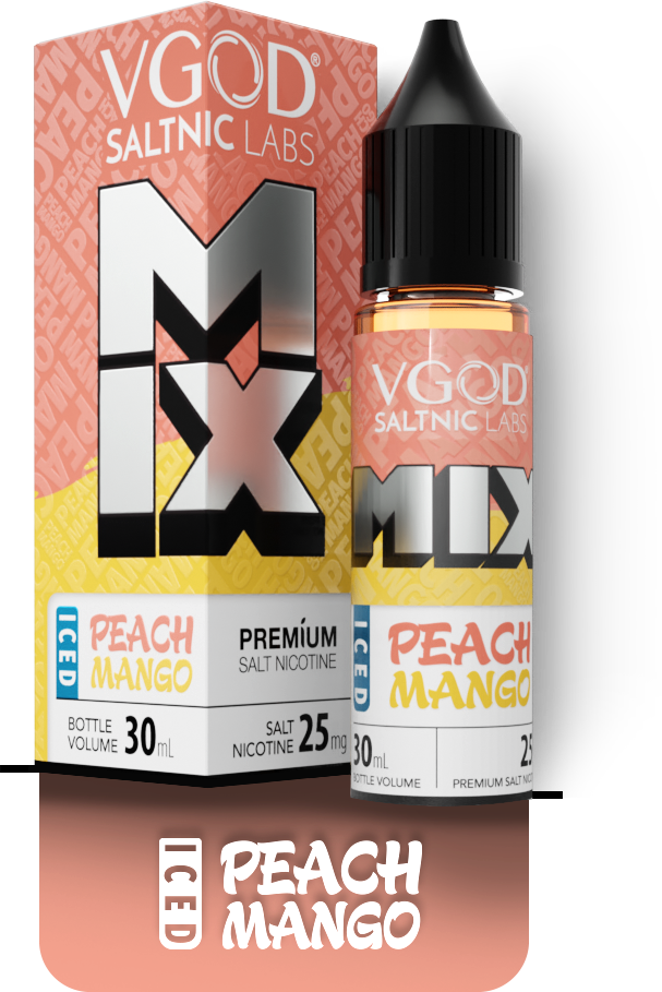 VGOD MIX Iced Peach Mango SaltNic 30mL