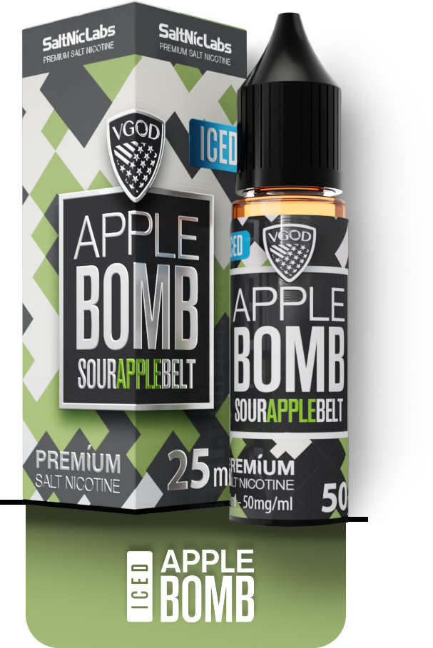 VGOD Iced Apple Bomb SaltNic 30mL
