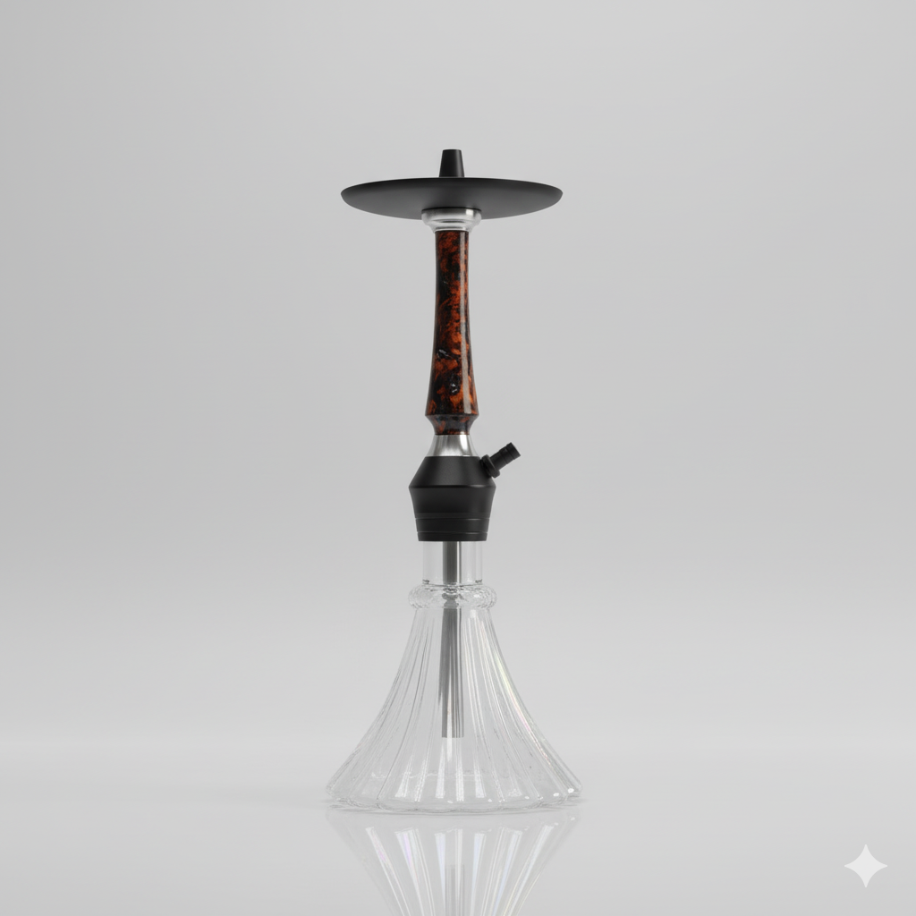 Nordic Resin & Wood Hybrid Hookah