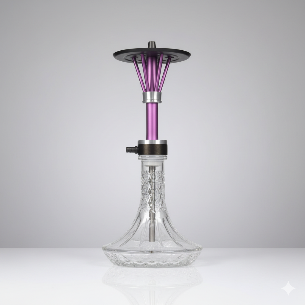 Cyber Violet Radial Hookah